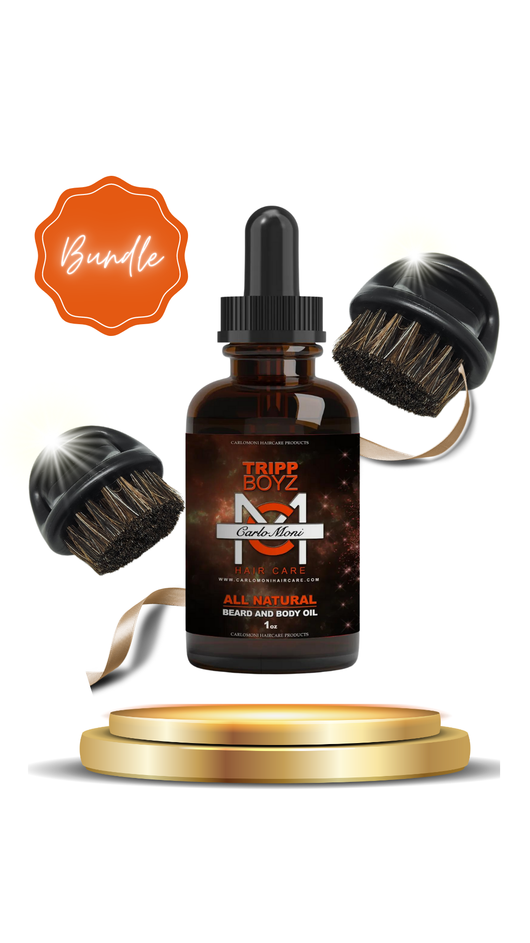 Bundle - Beard Oil and Beard Brush