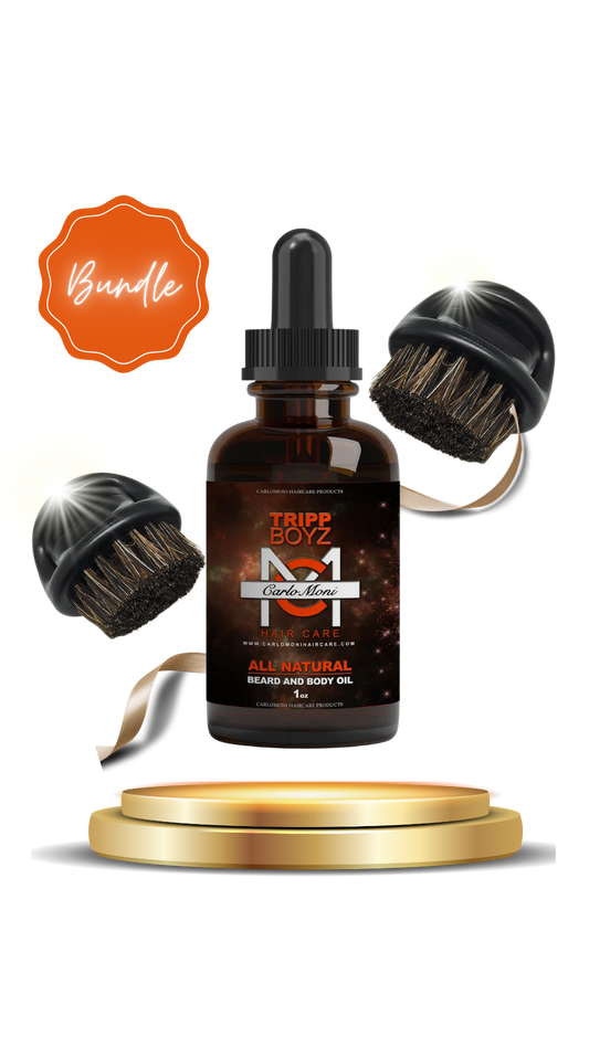 Bundle - Beard Oil and Beard Brush